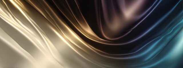 Elegant Metallic Gradients Flowing in Spotlight with Soft Illuminated Texture for Creative Event Backgrounds