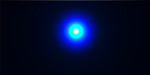 Abstract Blue Light Burst – Radiant Glow on Dark Background