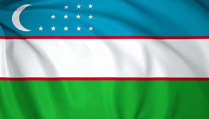 Fototapeta premium flag of Uzbekistan