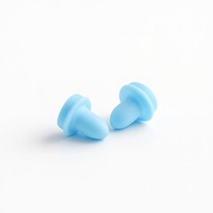 Premium blue earplugs for sleeping noise cancelling soundproof soft reusable for travel and concerts protection