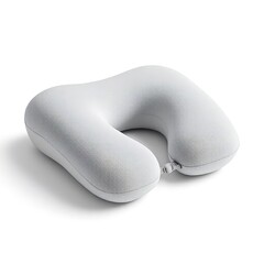Buy travel pillow neck support memory foam airplane car train bus office soft comfort ergonomic washable 100 character