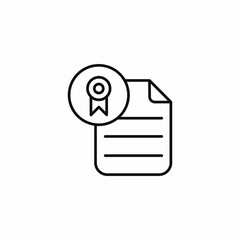document award icon icon sign vector