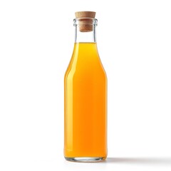 bottle of olive oil isolated