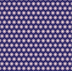 Minimal flower repeat design purple and pink design