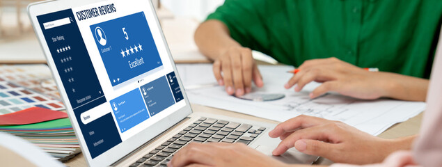 Customer experience and review analysis by brisk computer software for corporate business