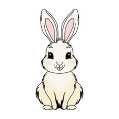 vector illustration of a bunny