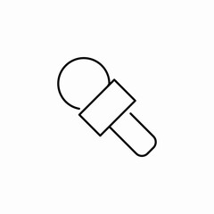 news handheld microphone icon sign vector