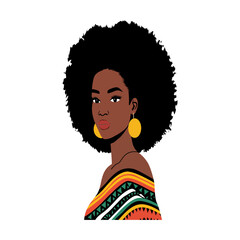 Cartoon Flat Style Black History Month Vector – Celebration of Culture