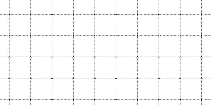 White square grid background with mini cross markers &ndash; clean vector pattern for design, layout, drafting & planning