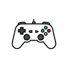 Level Up Your Designs with this Modern Game Controller Illustration for Exciting Gaming Projects and Interactive Experiences, Perfect for Tech Enthusiasts