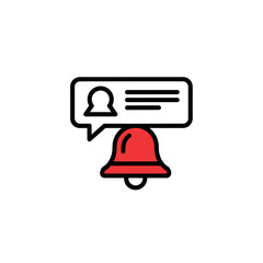 Get Instant Attention with the Dynamic Notification Bell Graphic for Engaging Social Media & Website Updates, a Reminder to Connect and Stay in Touch
