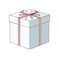gift box isolated on white
