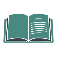 open book vector illustration