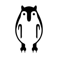 Detailed Flat Style Bird Vector Modern Illustration Cartoon Animal Design for Children Educational Material