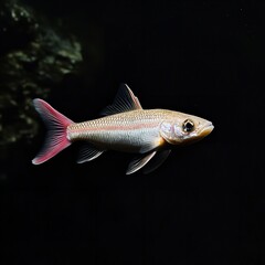 Fototapeta premium Rosy barb fish care guide aquarium setup tank mates diet breeding and health tips for rosy barb enthusiasts