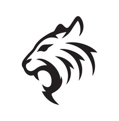 Angry Tiger Head Vector Icon