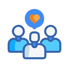 Obraz premium Teamwork and Connection: Group of People with Shared Value and Affinity