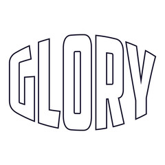 Glory text, elegant and golden text effect style