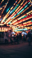 Urban Festive: Colorful Confetti on the Street
