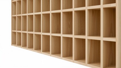 Modern wooden cubby storage organizer for children room furniture  minimalist open shelf bookcase for kids bedroom or playroom