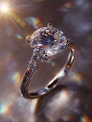 ring with diamonds