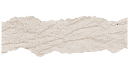 torn cardboard isolated on white