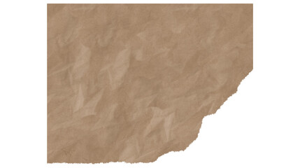 old paper on white background