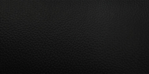 Fototapeta premium Black faux leather with fine texture.