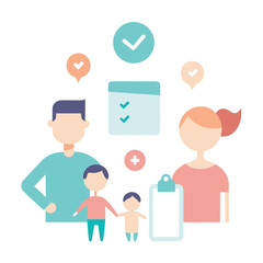 Family health and wellness planning with checklists