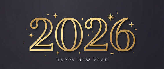2026 Happy new year new year's eve, celebration greeting card, background