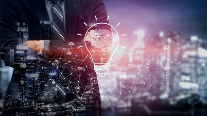 AI innovation with neural network and digital transformation. AI innovation drives automation, powers ideas, AI innovation enhances SEO, and AI innovation enables global connection. Marrow