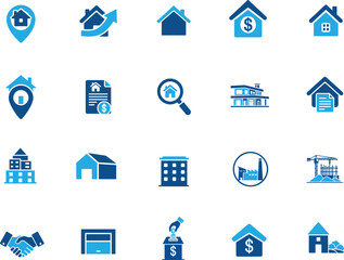 Real Estate Property Residential Building Icon