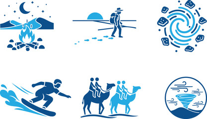 Desert Safari Outdoor Adventure Icon