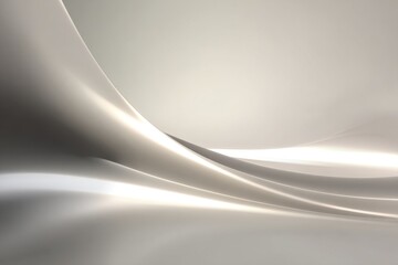 Metallic Satin Wave Abstract