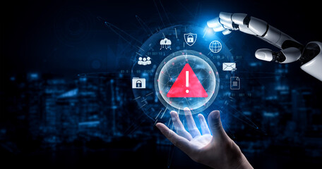 AI monitoring and detecting cybersecurity threats, identifying data breaches and system vulnerabilities to enhance digital protection and prevent cyberattacks Parse