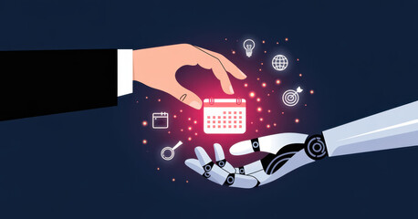 AI managing 2026 schedules and business calendars, automating event planning and optimizing productivity across organizational workflows Parse 
