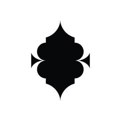 Black and white star vector illustration for Christmas holiday decoration symbol design