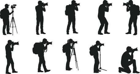 Black and white line art vector collection of diverse people sitting and writing or drawing on clipboards, illustrating study, creative work, and education concepts.