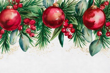 christmas decoration on a white background