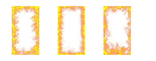 Burning paper edge effect 