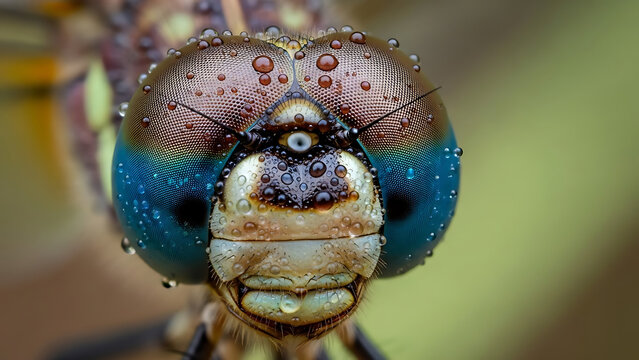 close up of a dragonfly