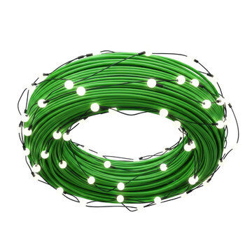 Guirlanda de natal &Iacute;cone Elemento 3D Render para Composi&ccedil;&atilde;o PNG Transparente