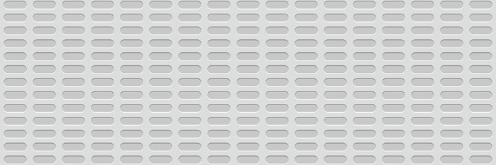 Minimalist flat design pills pattern seamless gray capsule shapes arranged horizontally abstract vector background for medical health pharmaceutical industry packaging and branding design elements