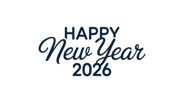 Celebrate New Year 2026 with a bold and elegant design for your projects