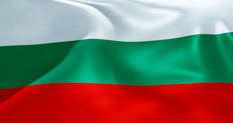 Flag of Bulgaria waving high resolution 10K+ size