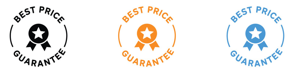 Best Price Guarantee icon vector. assurance to products and services symbol. vector illustration.