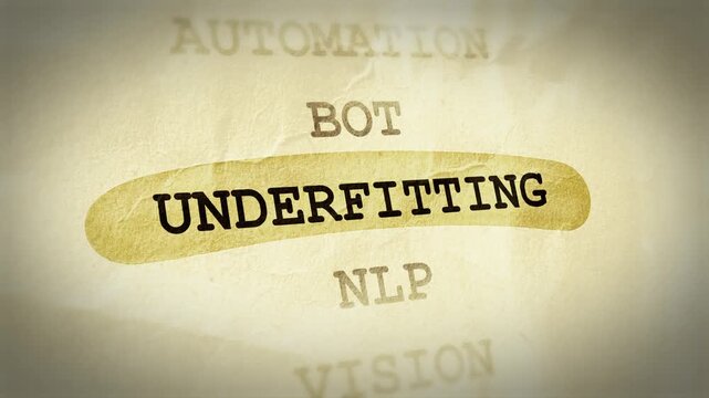 Underfitting Text Highlight Animation &ndash; Documentary Style Effect