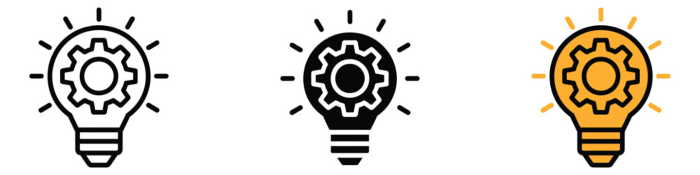 Innovation icon vector. creativity, invention symbol. vector illustration.