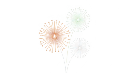 Sparkling fireworks to celebrate,Anniversary party concept.