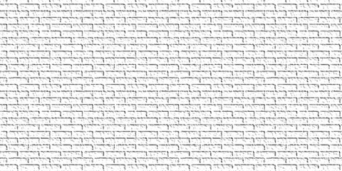 Obraz premium white brick wall texture and solid bricks seamless pattern background. 